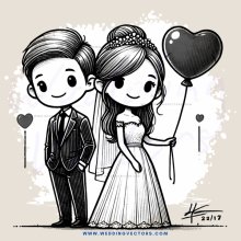 wedding prep cartoon