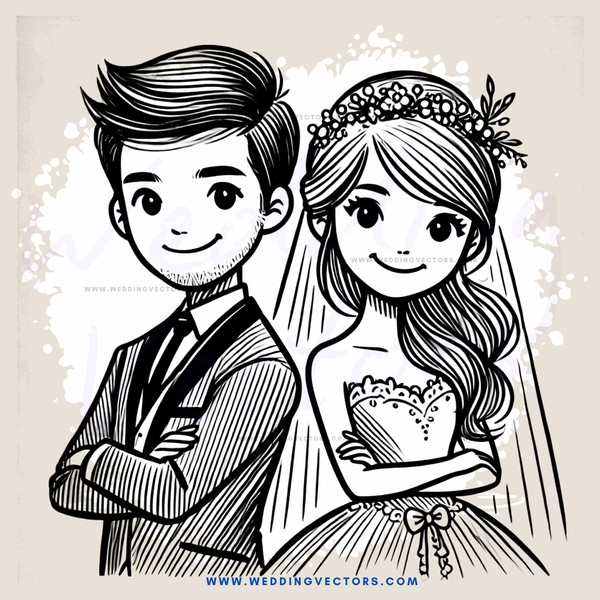 a smile behind wedding bouquet