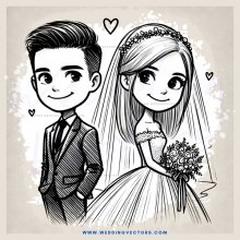 the groom and bride