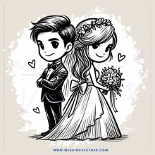 wedding cartoon