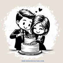 wedding cake ceremony