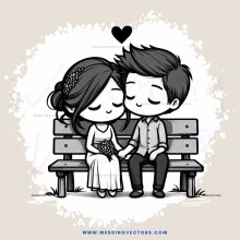 lovers on bench