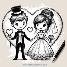 wedding cartoon (v 10)
