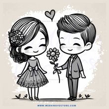 the couple's love story