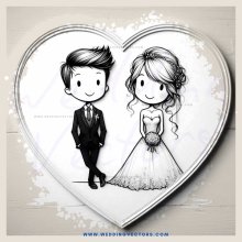 a heart shaped clip art image
