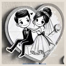 heart clip art with people on it