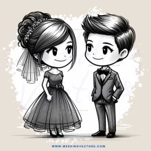 wedding portraits - boy and girl