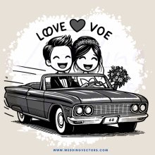 love veo cartoon image
