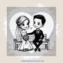 a couple sitting on a bench, sharing a loving moment