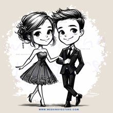 cute couple dancing together