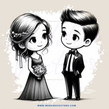 the groom and bride