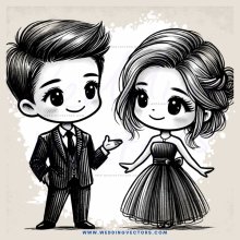 a man and woman standing together