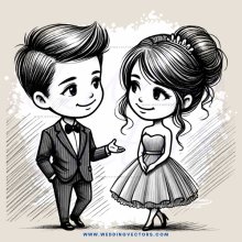 boy and girl standing together