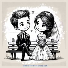 a couple sitting on a bench