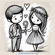 the couple posing for their picture