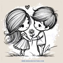 a young couple sharing a moment outdoors