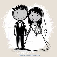 a happy couple celebrating their wedding
