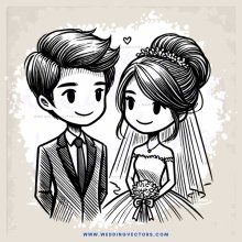 the bride and groom