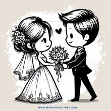 wedding couple embrace
