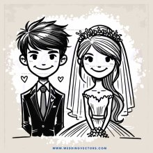 a boy and girl posing together