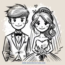 a man and woman with flowers on their heads