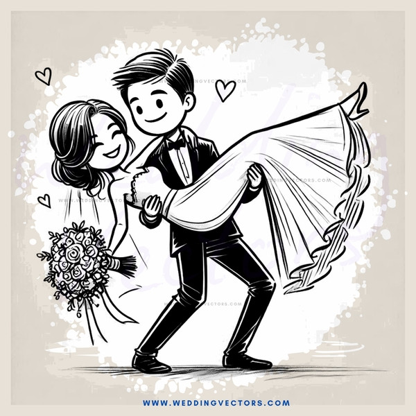 love story in black and white