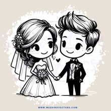 wedding bride & groom