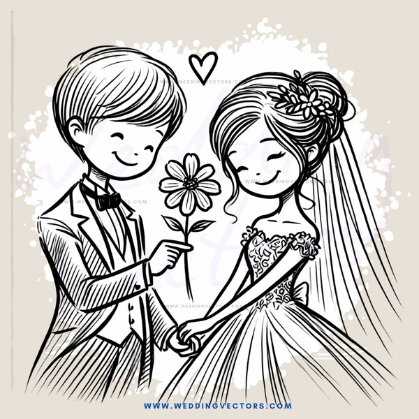 a wedding couple's picture