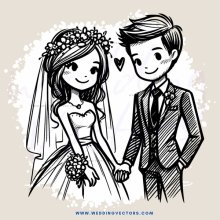 wedding couple embracing each other