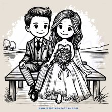 a couple sitting on a bench