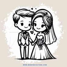 the groom and bride standing together for their wedding picture