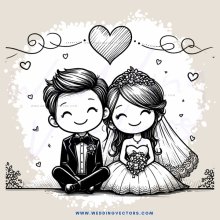 a couple in love sitting together