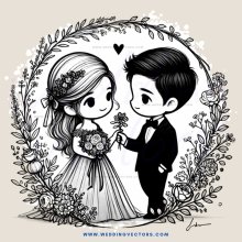 a romantic engagement portrait in black and white