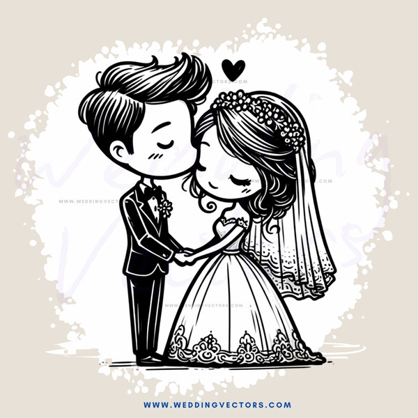 a couple embracing on their wedding day
