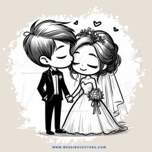 the newlyweds kiss