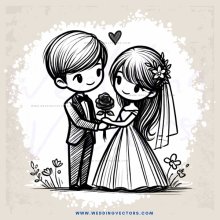 a young couple in love