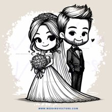 wedding cartoon image