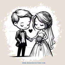 a man and woman holding hands in a wedding ring pose