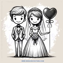 a boy and girl holding a heart lobster