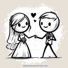 wedding couple embrace