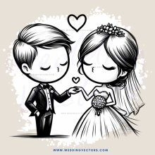 a couple's loving embrace on their wedding day