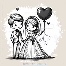 a bride and groom share an airborne kiss
