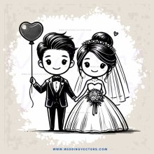 couple on their wedding day