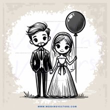 couple at their wedding
