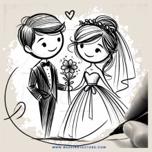 a wedding engagement poster