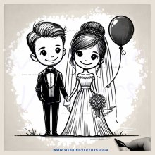 a wedding gift boxing set with balloon and pen