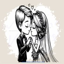 a heartwarming couple's kiss