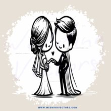 wedding couple shaking hands and holding ring