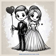 a couple holding hands and an air balloon