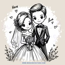 the bride and groom